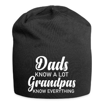 GRANPA SAVOIR TOUT - Bonnet en jersey - noir - Devant