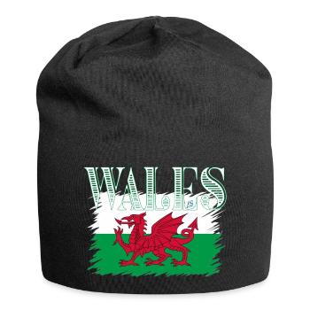 Wales - Jersey-Beanie - Schwarz - Vorne