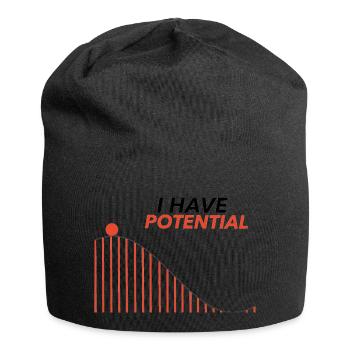 I HAVE POTENTIAL - Jersey Beanie - black - Front