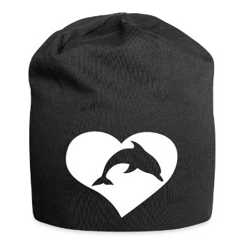 Dauphin d’amour - Bonnet en jersey - noir - Devant
