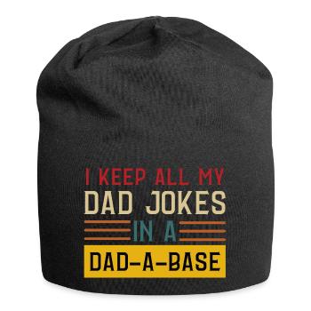 PAPA WITZE - Jersey-Beanie - Schwarz - Vorne