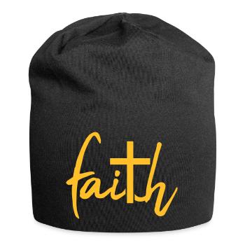 Faith Faith Cross - Jersey Beanie - black - Front