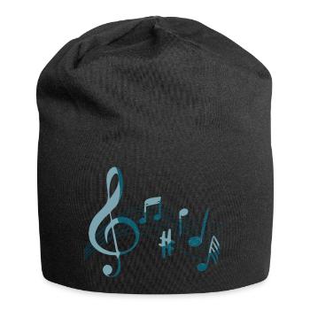 Note Music - Jersey Beanie - black - Front