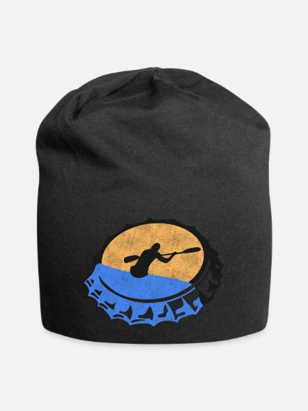 Paddeln - Jersey-Beanie - Schwarz