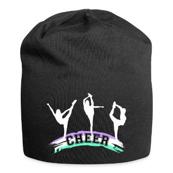 Cheerleading, Cheer - Jersey-Beanie - Schwarz - Vorne