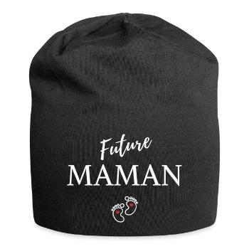 Future Maman pieds - Bonnet en jersey - noir - Devant