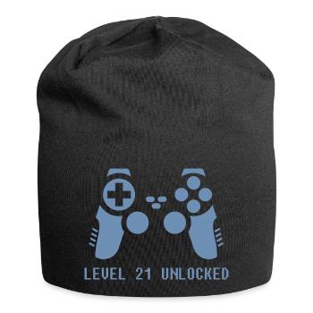 21st birthday gamer gaming - Jersey Beanie - black - Front