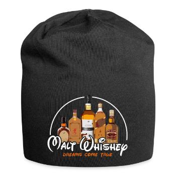 Malt Whiskey T-Shirt I Dreams Come True - Jersey Beanie - black - Front