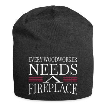 quote present idea - Jersey Beanie - charcoal grey - Front