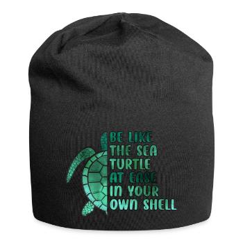 Ocean Sublimation - Jersey Beanie - black - Front