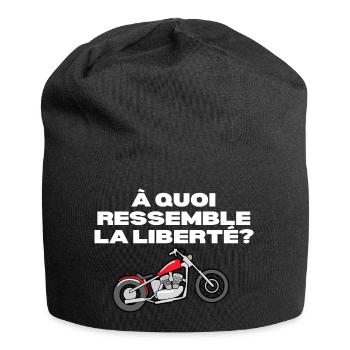Cadeaux pour les motards Quad, Stunt, Moto, Vélo - Bonnet en jersey - noir - Devant