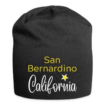 San Bernardino California - Bonnet en jersey - noir - Devant