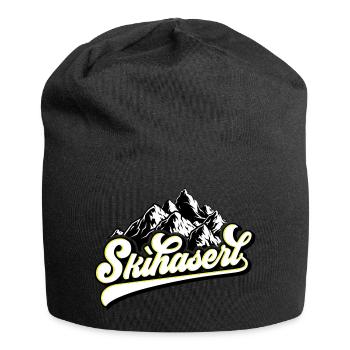 Colors can be changed | Skihaserl - Jersey Beanie - black - Front