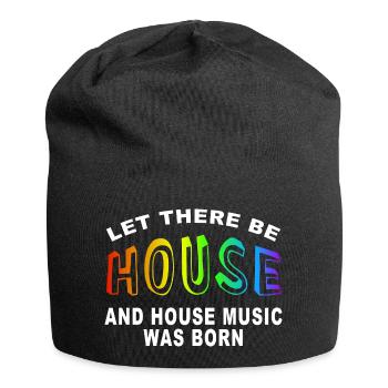 Qu’il y ait de la maison - Bonnet en jersey - noir - Devant