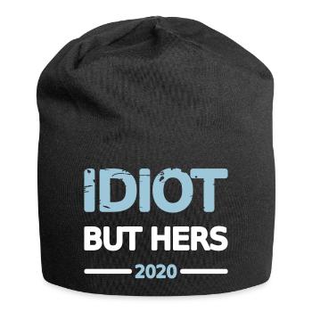 Idiot Couple 2020 Homme Design Motif Grunge Vecteur - Bonnet en jersey - noir - Devant