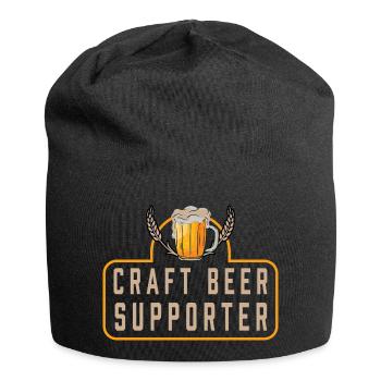 Funny Beer Drinker Beer Drinker Beer Brewer Motif - Jersey Beanie - black - Front