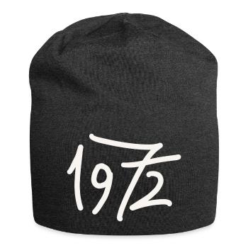 Année de naissance 1972 - Bonnet en jersey - charbon - Devant