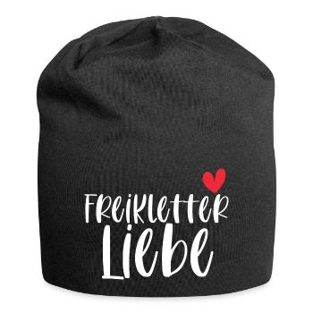 Freiklettern Klettern Liebe Berge Sport Geschenk - Jersey-Beanie - Schwarz - Vorne