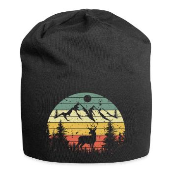CHASSEUR DE CERF - Jersey Beanie - black - Front