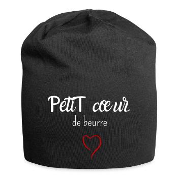 Petit cœur de beurre - Bonnet en jersey - noir - Devant