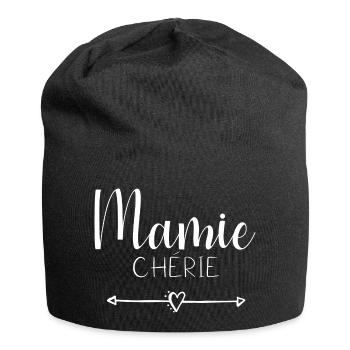 Granny darling - Jersey Beanie - black - Front
