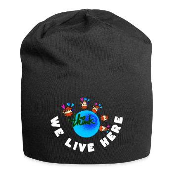 Dicton de la Terre - Bonnet en jersey - noir - Devant