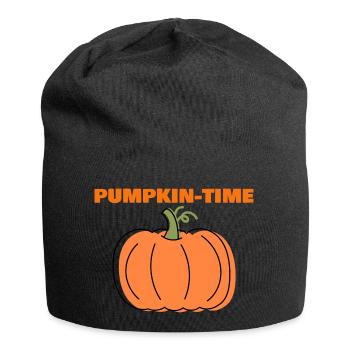 Pumpkin-Time Pumpkin - Jersey Beanie - black - Front