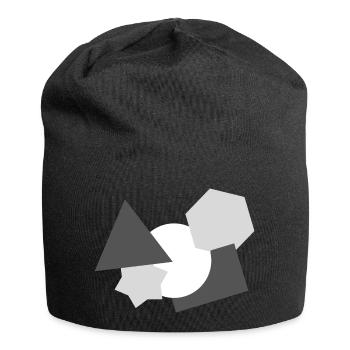 Formen - Jersey-Beanie - Schwarz - Vorne