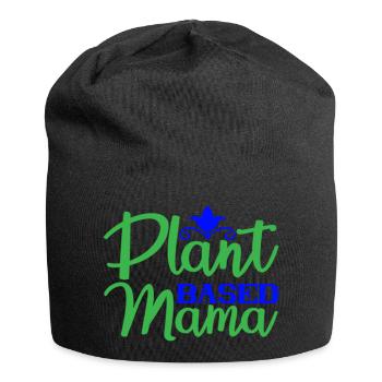 Mama à base de plantes - Bonnet en jersey - noir - Devant