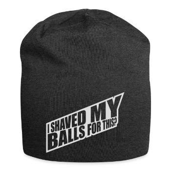 I shaved my balls - Jersey-Beanie - Anthrazit - Vorne