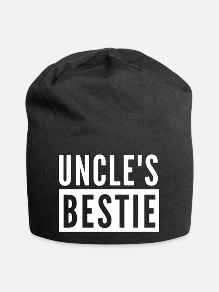 UNCLE'S BESTIE - Jersey Beanie - black