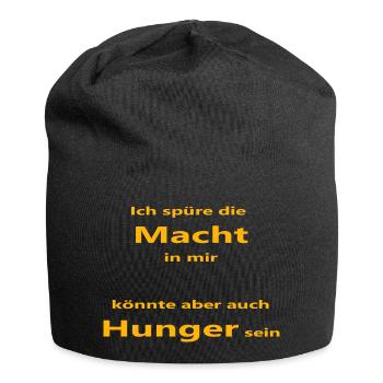 die macht - Jersey-Beanie - Schwarz - Vorne