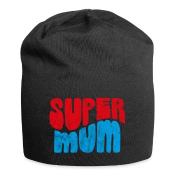 Super Mum - Jersey Beanie - black - Front