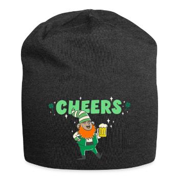 Prost. Fröhlichen St Patrick Tag! - Jersey-Beanie - Anthrazit - Vorne