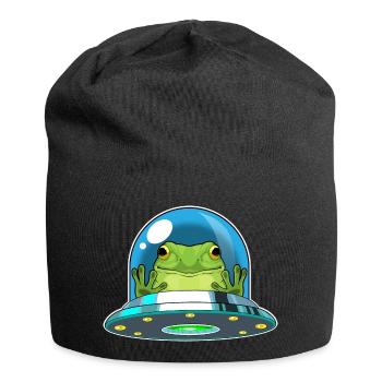 Frog Spaceship Space - Bonnet en jersey - noir - Devant
