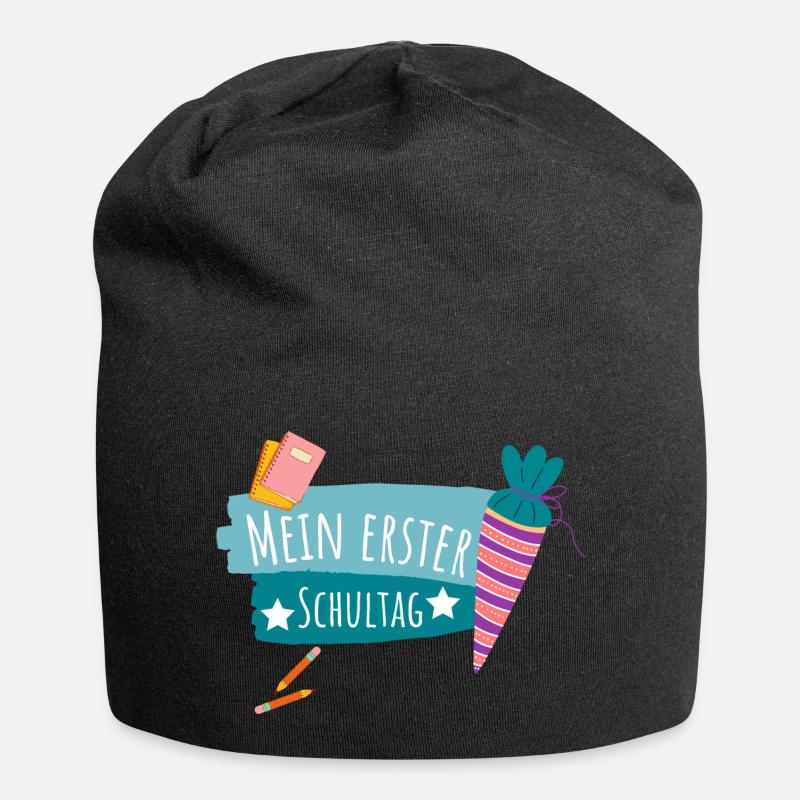 MEIN ERSTER SCHULTAG - Jersey-Beanie - Schwarz