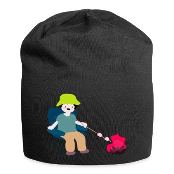 Camping5 - Jersey-Beanie - Schwarz - Vorne