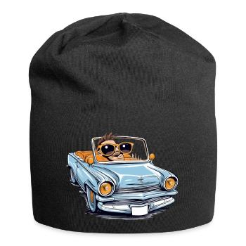 Marc im Cabrio - Jersey-Beanie - Schwarz - Vorne