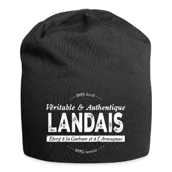 Landais des Landes - Bonnet en jersey - noir - Devant