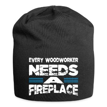 Anniversaire Carpenter Blagues Casque de sécurité - Bonnet en jersey - noir - Devant