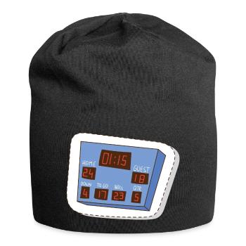 Ballsport - Jersey-Beanie - Schwarz - Vorne