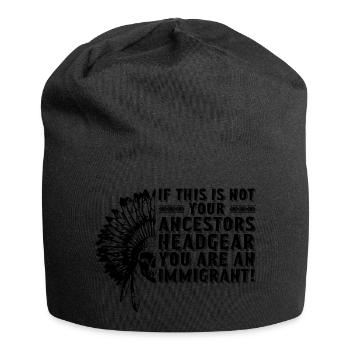 Proud Indigenous People Native American's Day - Jersey-Beanie - Schwarz - Vorne