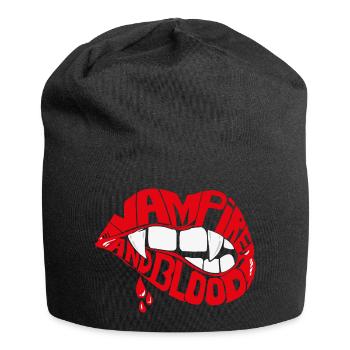 Vampire Lip - Jersey Beanie - black - Front