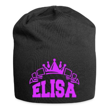 ELISA - Jersey Beanie - black - Front