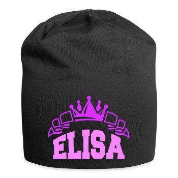 ELISA - Jersey Beanie - black - Front