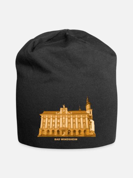 Bad Windsheim Rathaus Kurort Bayern - Jersey-Beanie - Schwarz