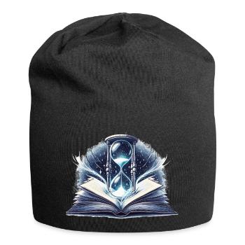 Lernen ist eine Reise, kein Schicksal. - Jersey-Beanie - Schwarz - Vorne