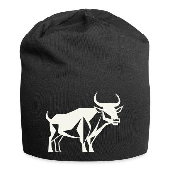 Bull Guardian - Jersey Beanie - black - Front