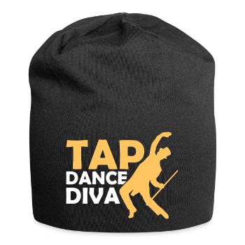 Tap Dance Diva Tap Dancing Tap Dancer - Jersey-Beanie - Schwarz - Vorne