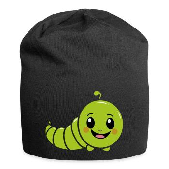 Caterpillars Insect Love Little Caterpillar - Jersey Beanie - black - Front